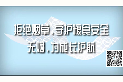 大鸡巴爆操大胸美女视频在线观看拒绝烟草，守护粮食安全